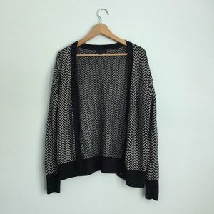 Banana Republic Chevron Metallic Cardigan